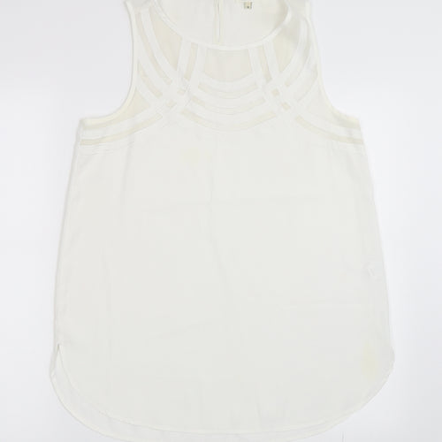 River Island Womens White   Basic Blouse Size 10