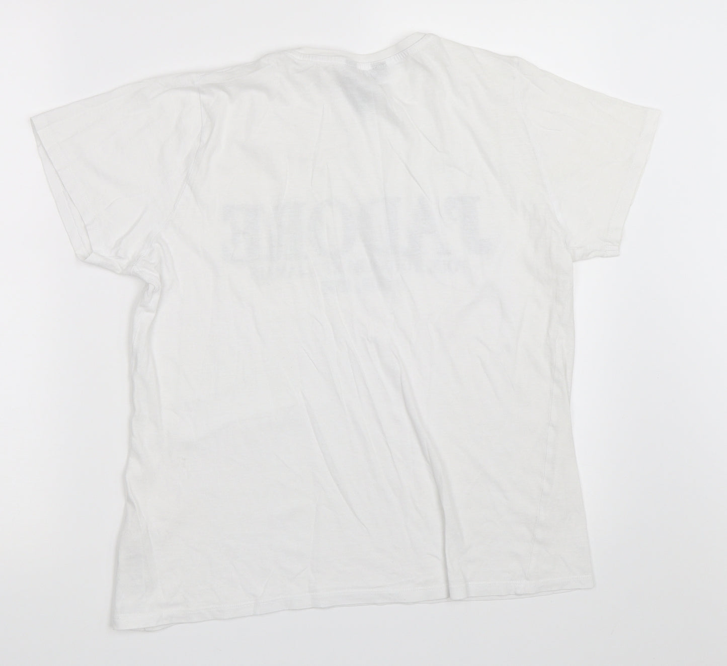New Look Womens White   Basic T-Shirt Size 14