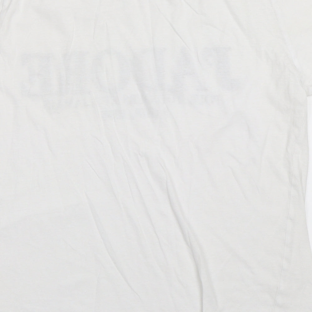 New Look Womens White   Basic T-Shirt Size 14