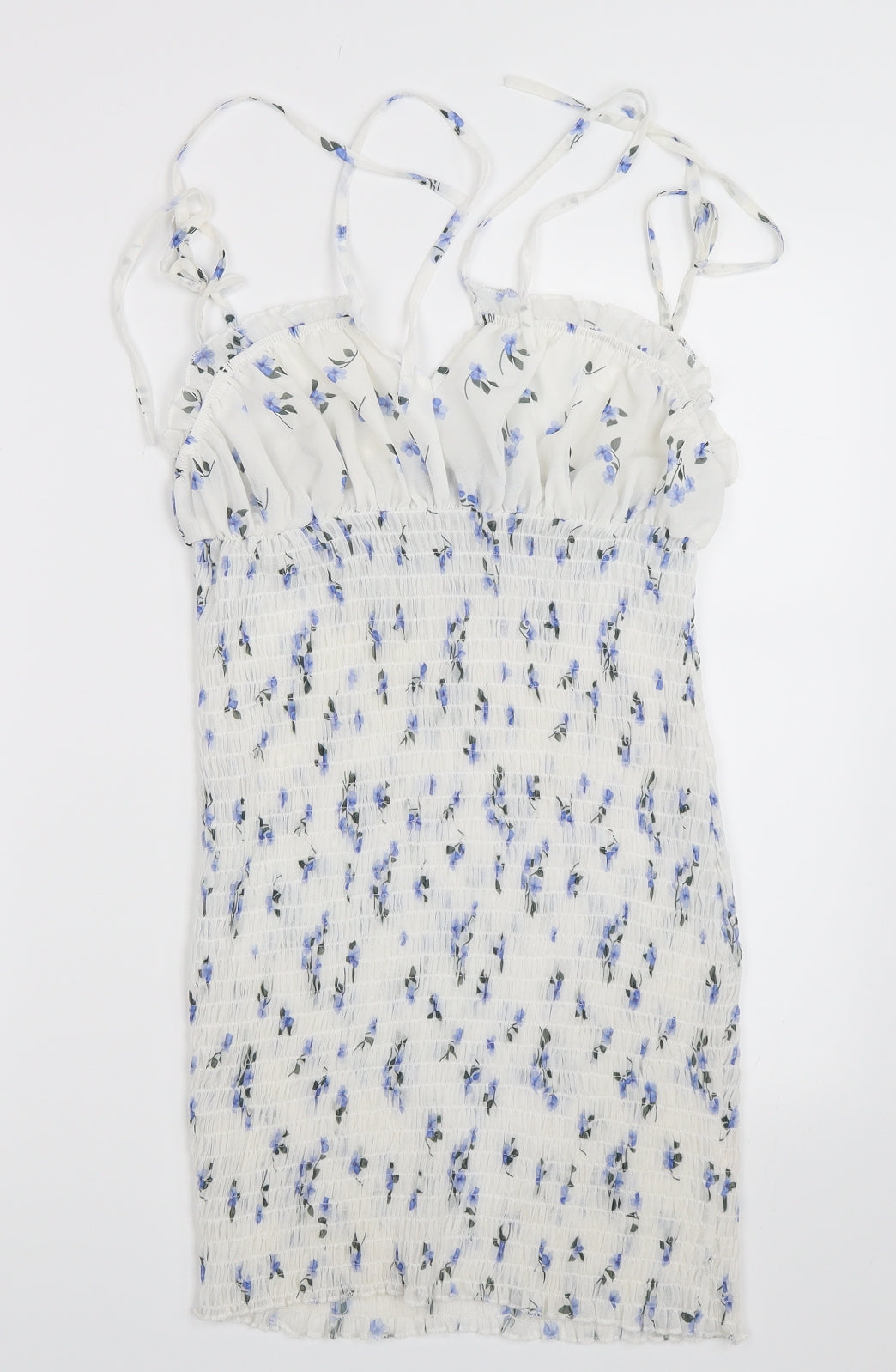 CBR Womens White Floral  Bodycon  Size S