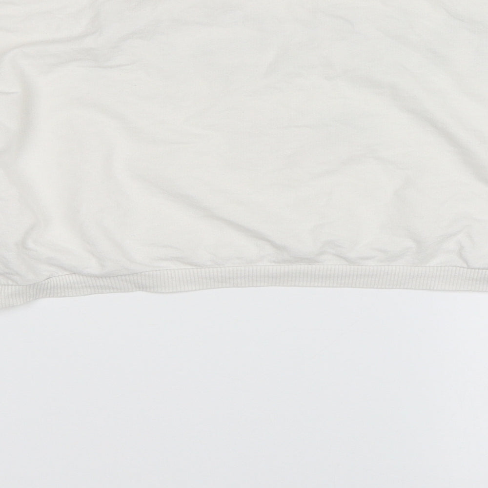 H&M Womens Ivory   Pullover Sweatshirt Size M  - Nasa