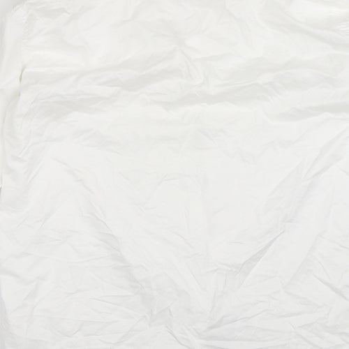 T.M.Lewin Mens White    Button-Up Size 16