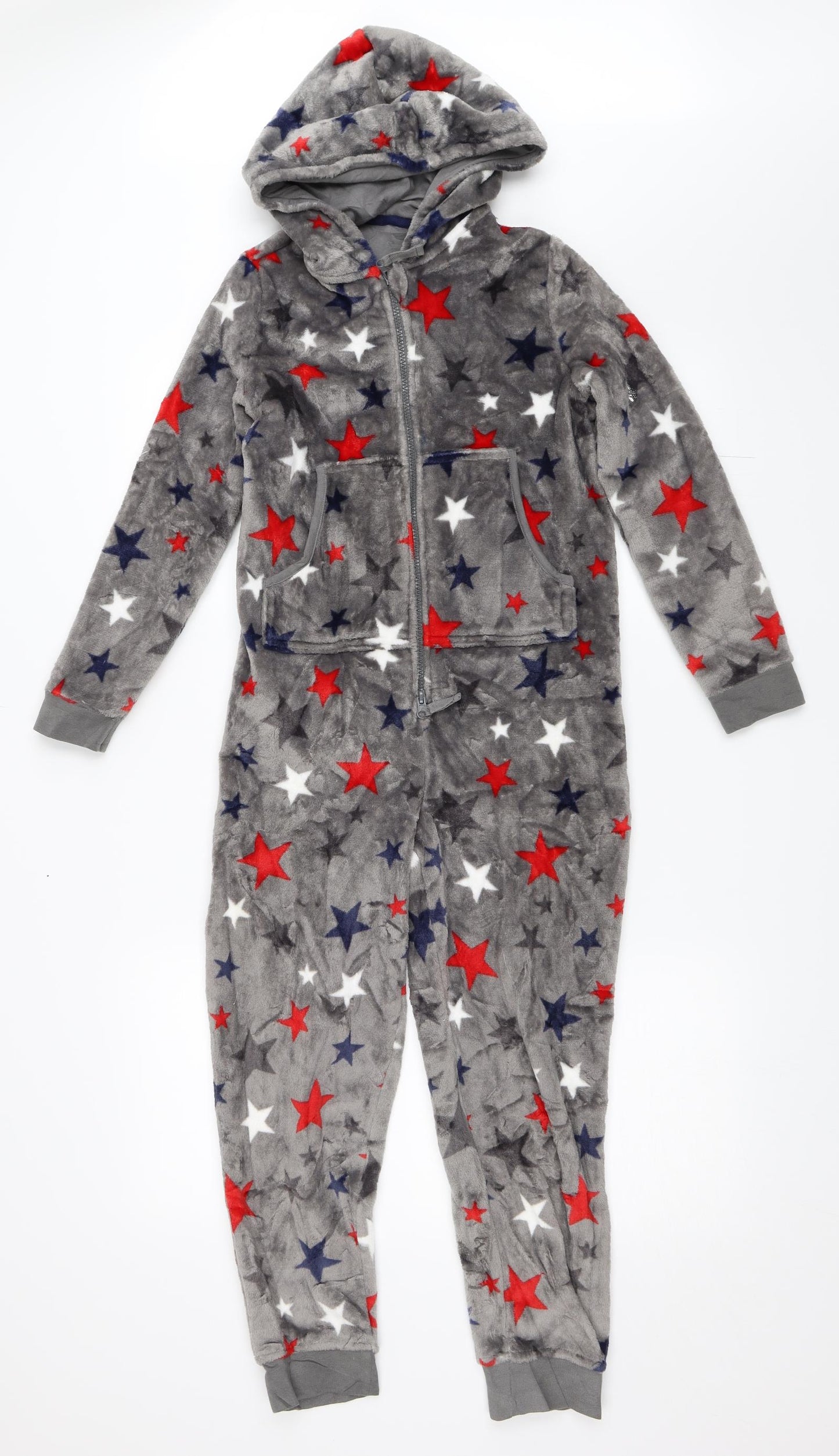 Marks and Spencer Boys Grey Solid   One Piece Size 9-10 Years  - Onesie