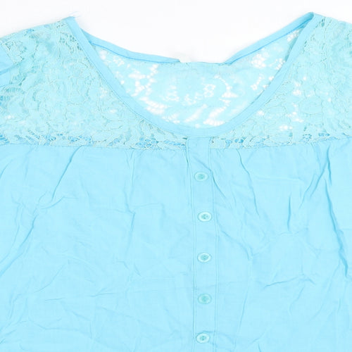 Preworn Womens Blue   Basic Blouse Size S