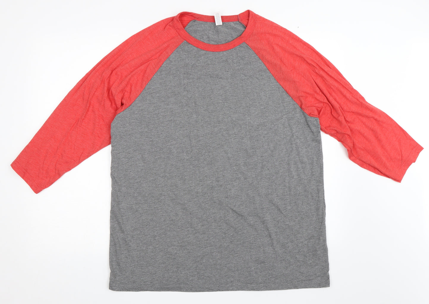 Canvas Mens Grey   Basic T-Shirt Size XL