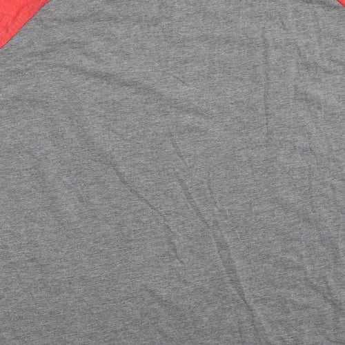 Canvas Mens Grey   Basic T-Shirt Size XL
