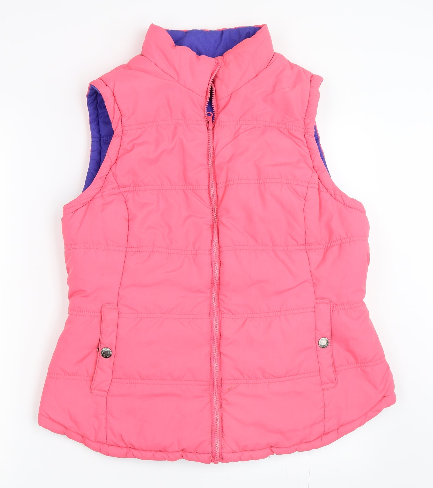 George Womens Pink   Gilet Coat Size 16