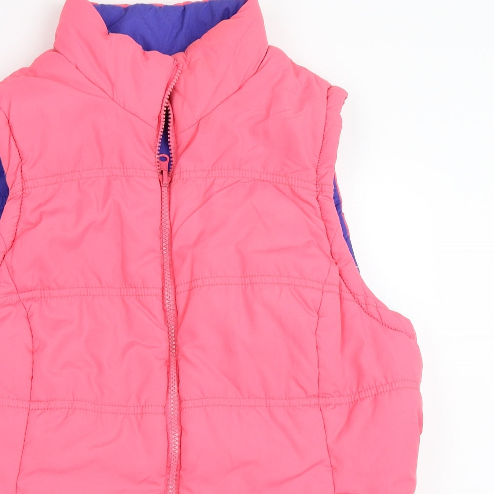 George Womens Pink   Gilet Coat Size 16