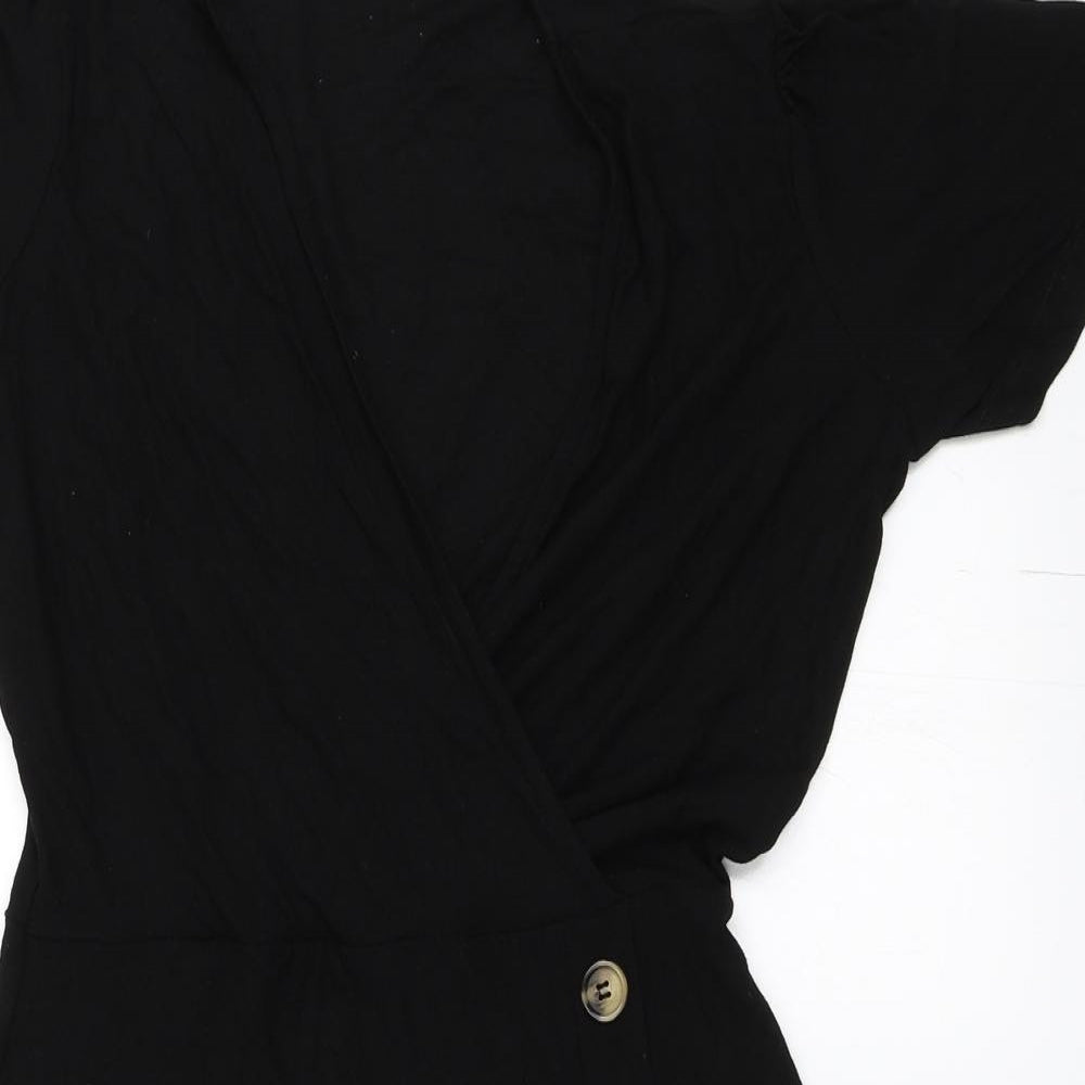NEXT Womens Black   Wrap Dress  Size 6
