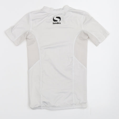 Sondico Boys White   Jersey T-Shirt Size 9-10 Years