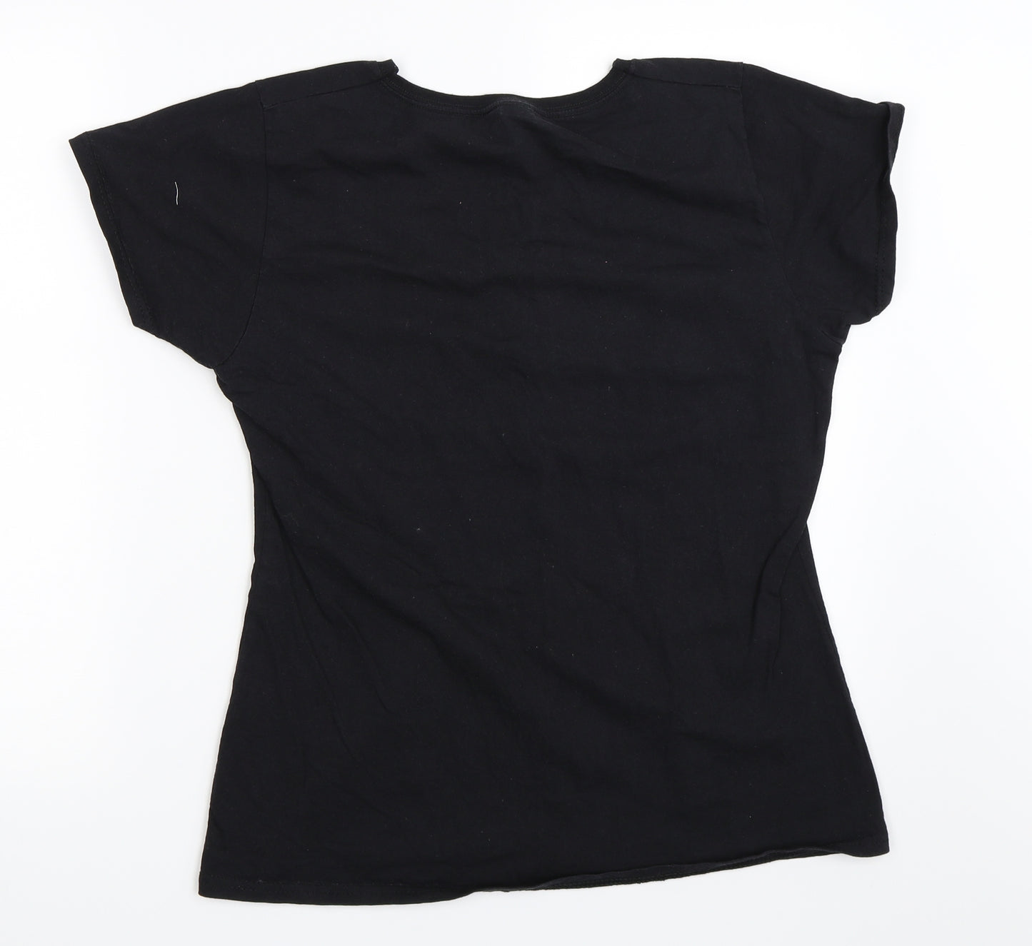 Fruit of the Loom Womens Black   Basic T-Shirt Size 2XL