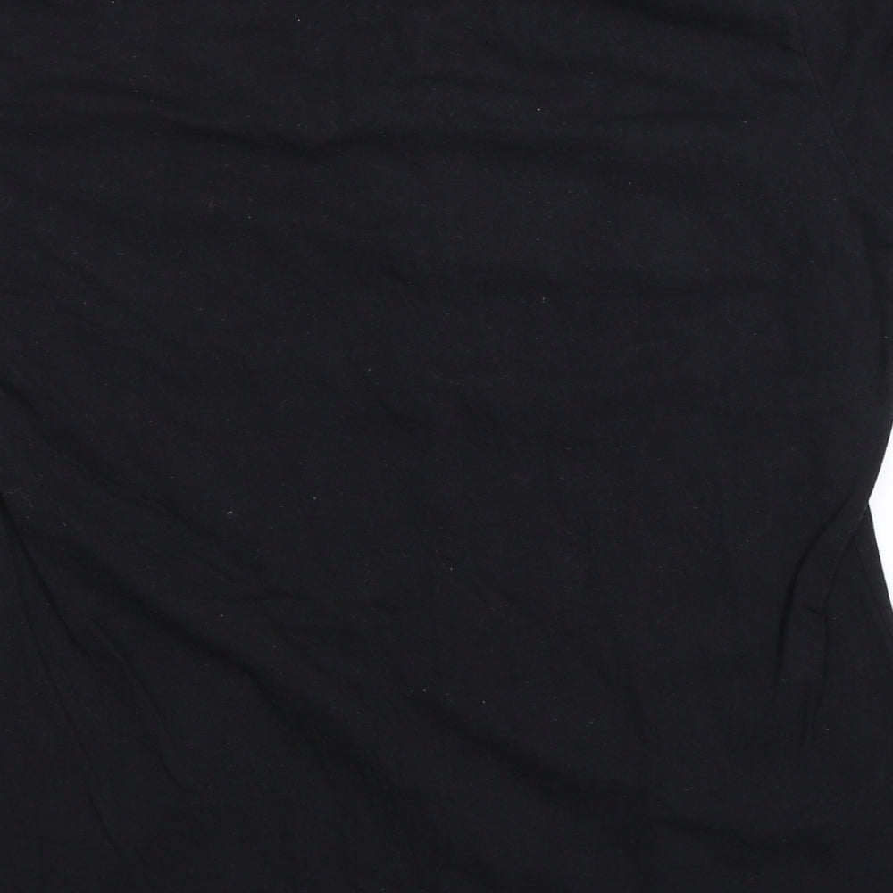 Fruit of the Loom Womens Black   Basic T-Shirt Size 2XL