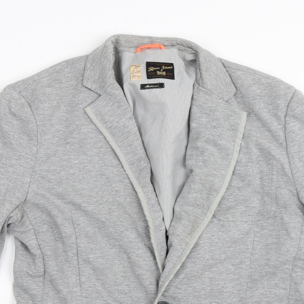 River Island Womens Grey   Jacket Blazer Size M