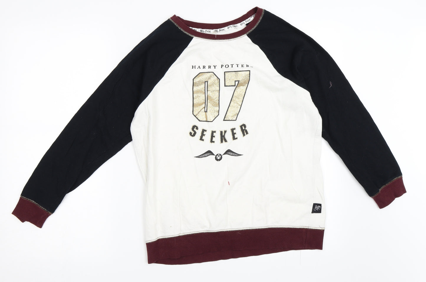 George Womens White   Pullover Sweatshirt Size 12