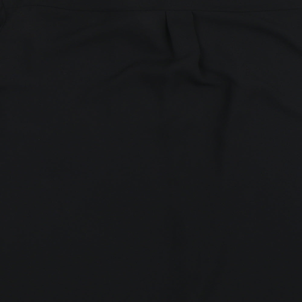 Dorothy Perkins Womens Black   Basic Button-Up Size 18