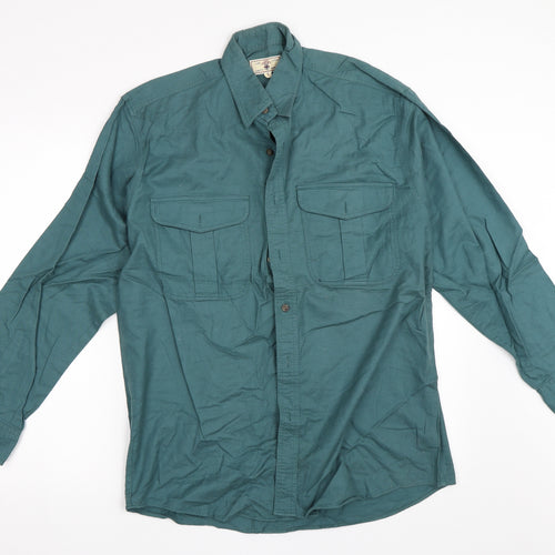 Preworn Mens Green    Button-Up Size S