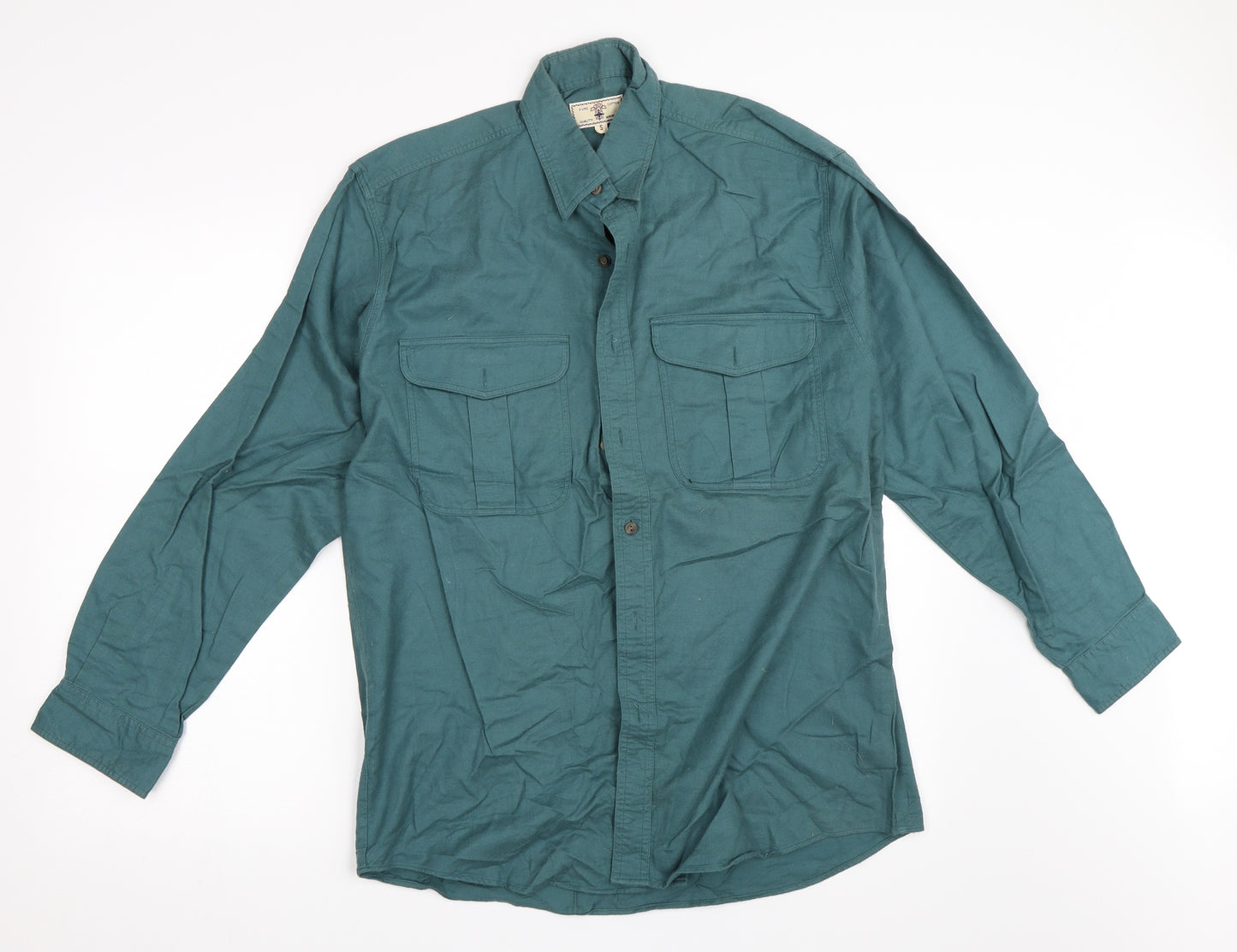 Preworn Mens Green    Button-Up Size S