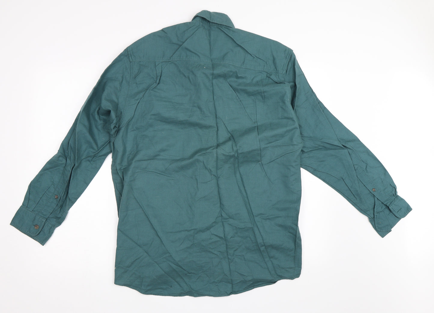 Preworn Mens Green    Button-Up Size S