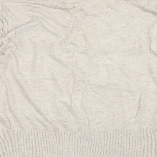 South Womens Beige   Pullover Jumper Size 18