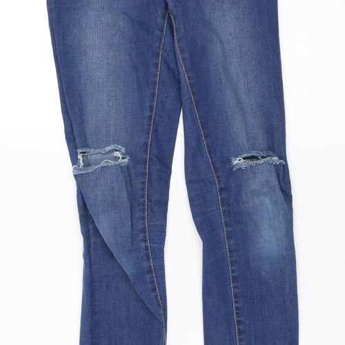 Warehouse Womens Blue  Denim Skinny Jeans Size 6 L31 in
