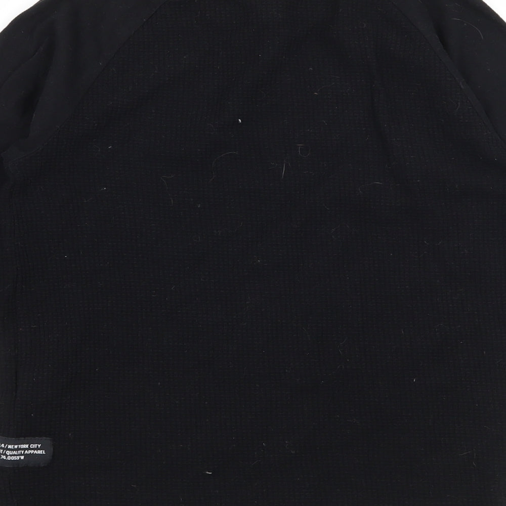 Primark Boys Black  Jersey Basic T-Shirt Size 9-10 Years
