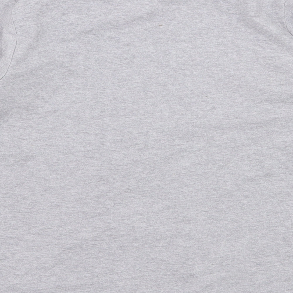 Nutmeg Boys Grey  Jersey Basic T-Shirt Size 7-8 Years  - Ski Rex