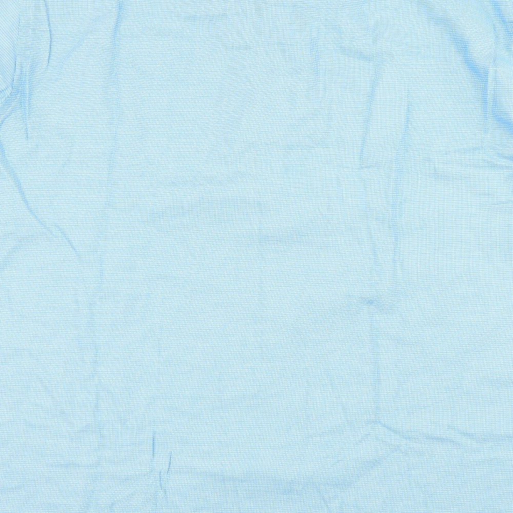 URBANA Mens Blue Check   Button-Up Size 18.5