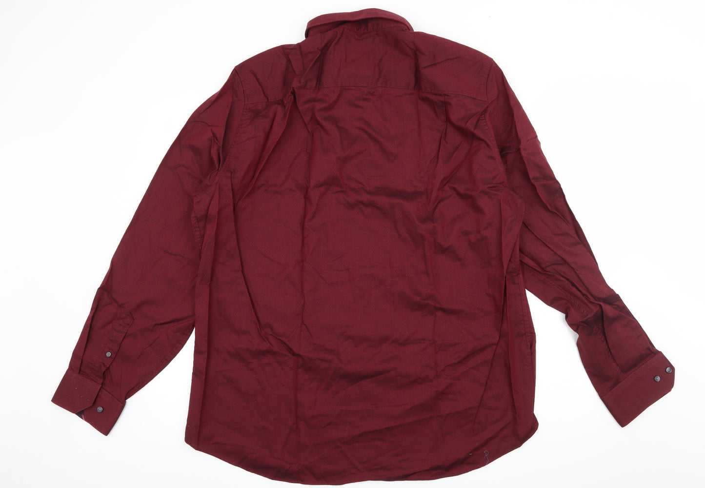 NEXT Mens Red    Dress Shirt Size 18