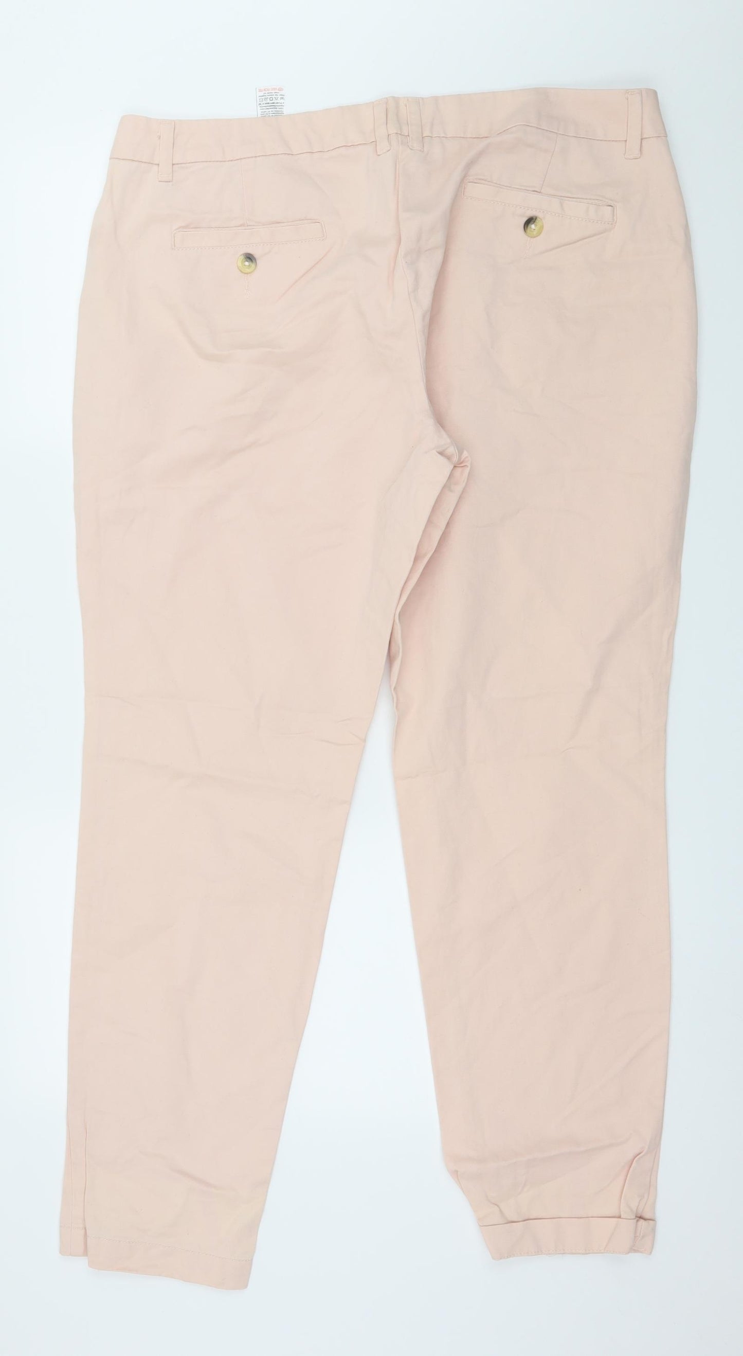 NEXT Womens Pink   Trousers  Size 16 L30 in