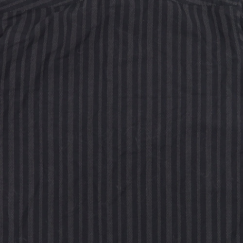 BHS Mens Beige Striped   Button-Up Size M