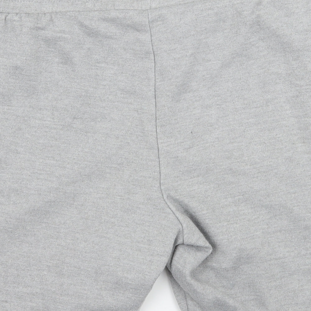 Priamrk Mens Grey  Jersey Sweat Shorts Size L