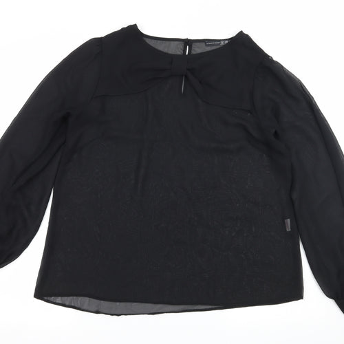 Atmosphere Womens Black   Basic Blouse Size 12