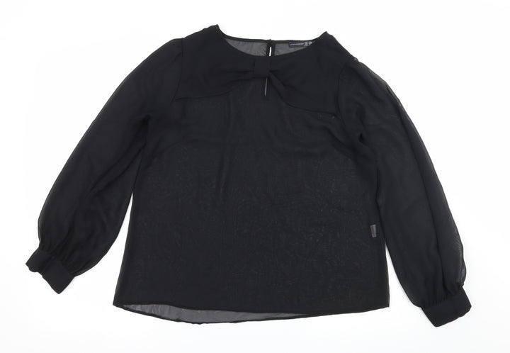 Atmosphere Womens Black   Basic Blouse Size 12