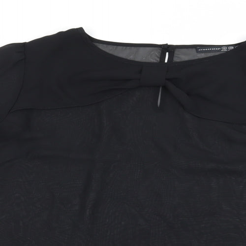 Atmosphere Womens Black   Basic Blouse Size 12
