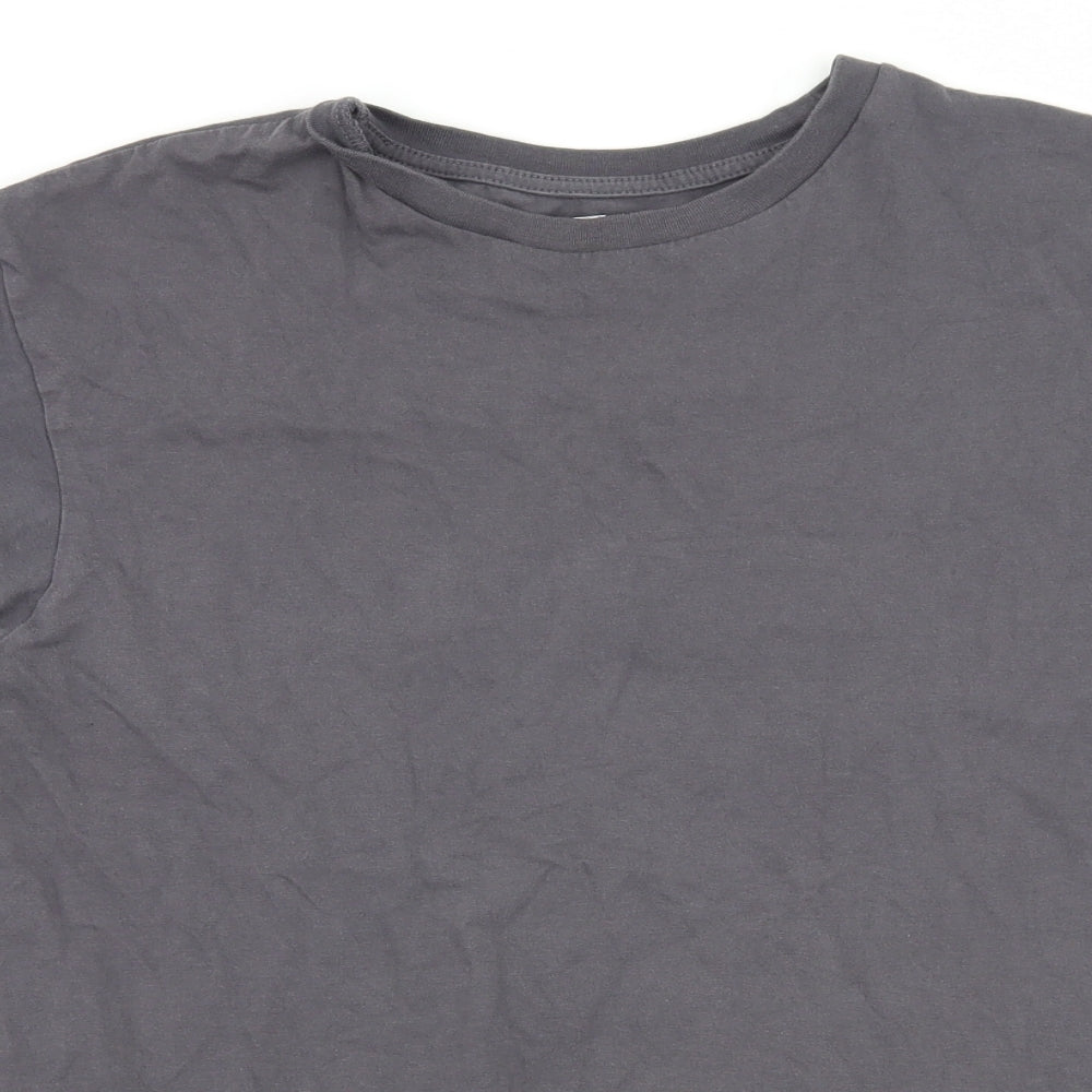 Topman Mens Grey  Jersey  T-Shirt Size S