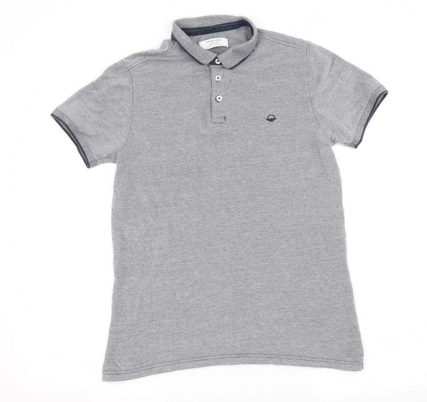 Primark Mens Blue  Jersey  Polo Size M