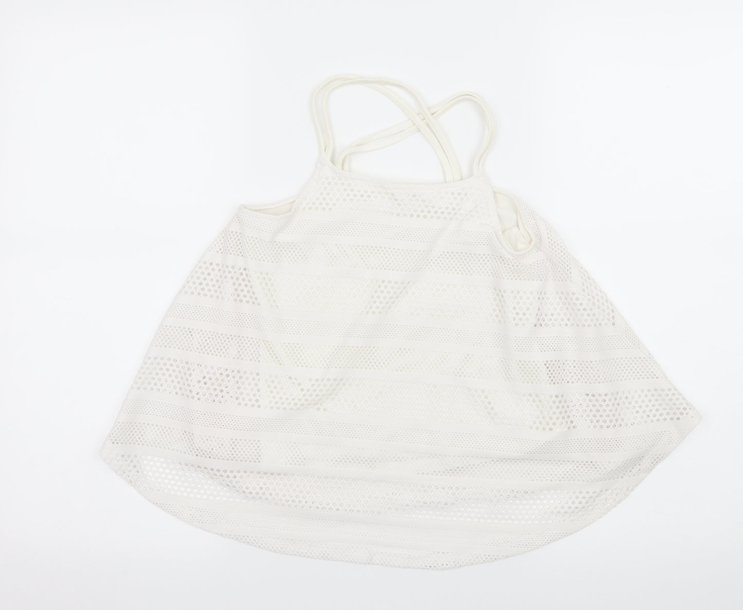 Candy Couture Girls White  Jersey Camisole Tank Size 10 Years