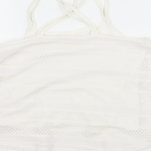 Candy Couture Girls White  Jersey Camisole Tank Size 10 Years
