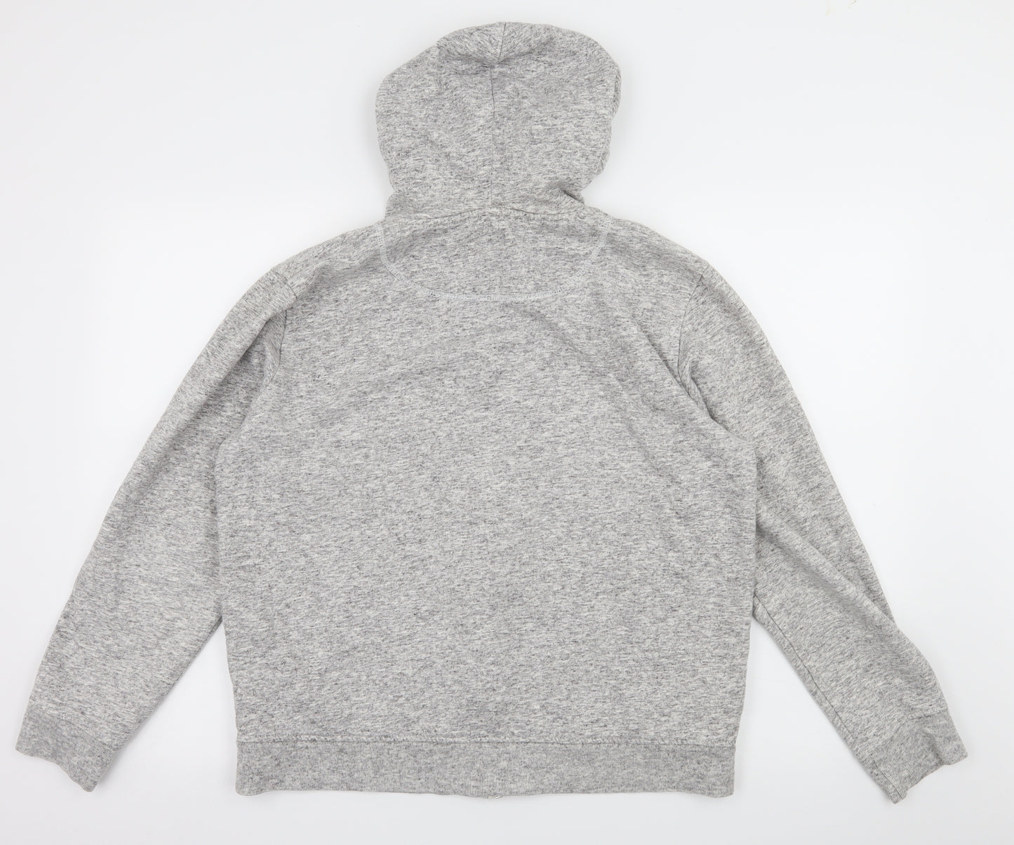Burton Mens Grey  Jersey Full Zip Hoodie Size L
