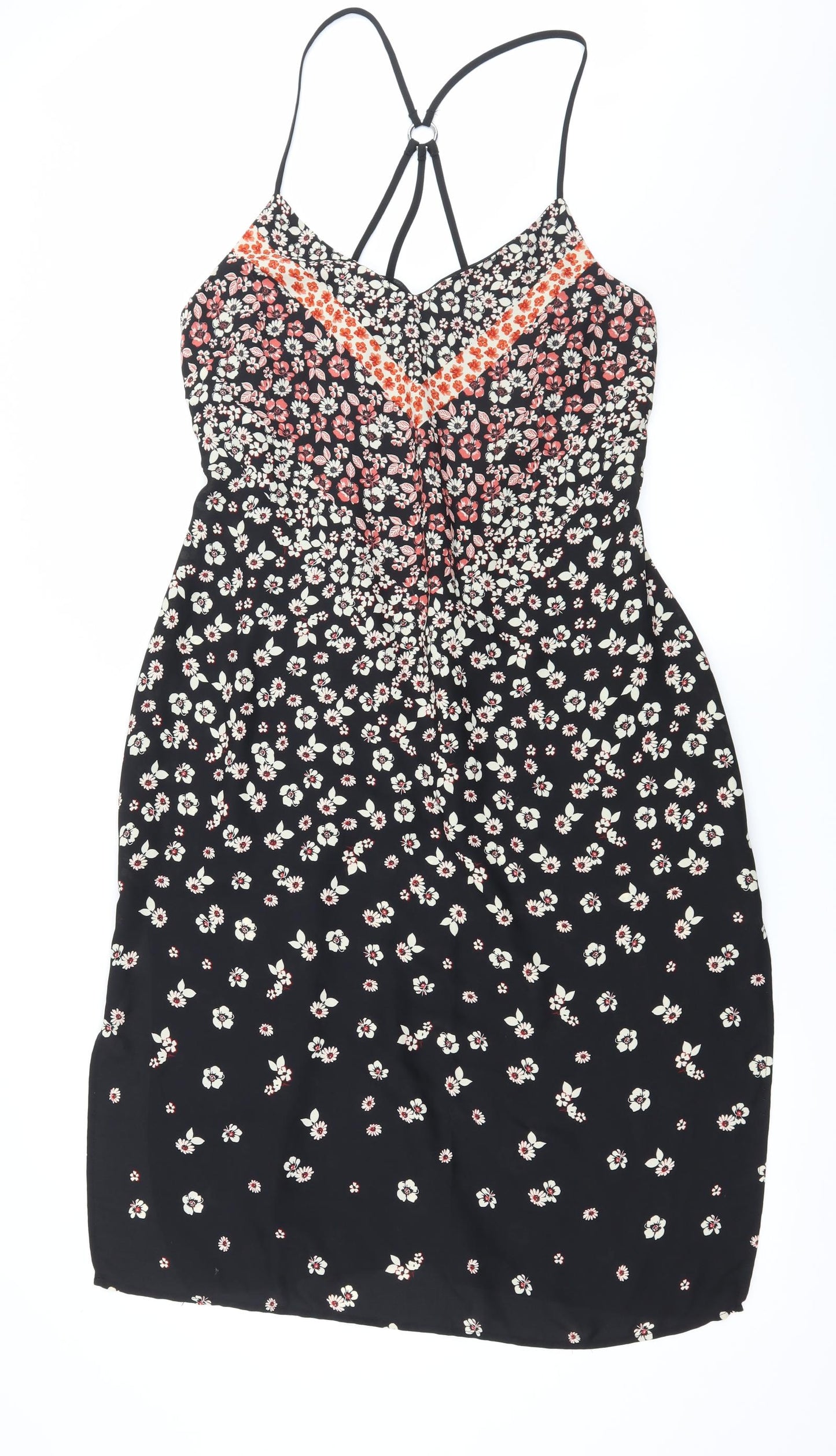 New Look Womens Beige Floral  Slip Dress  Size 14