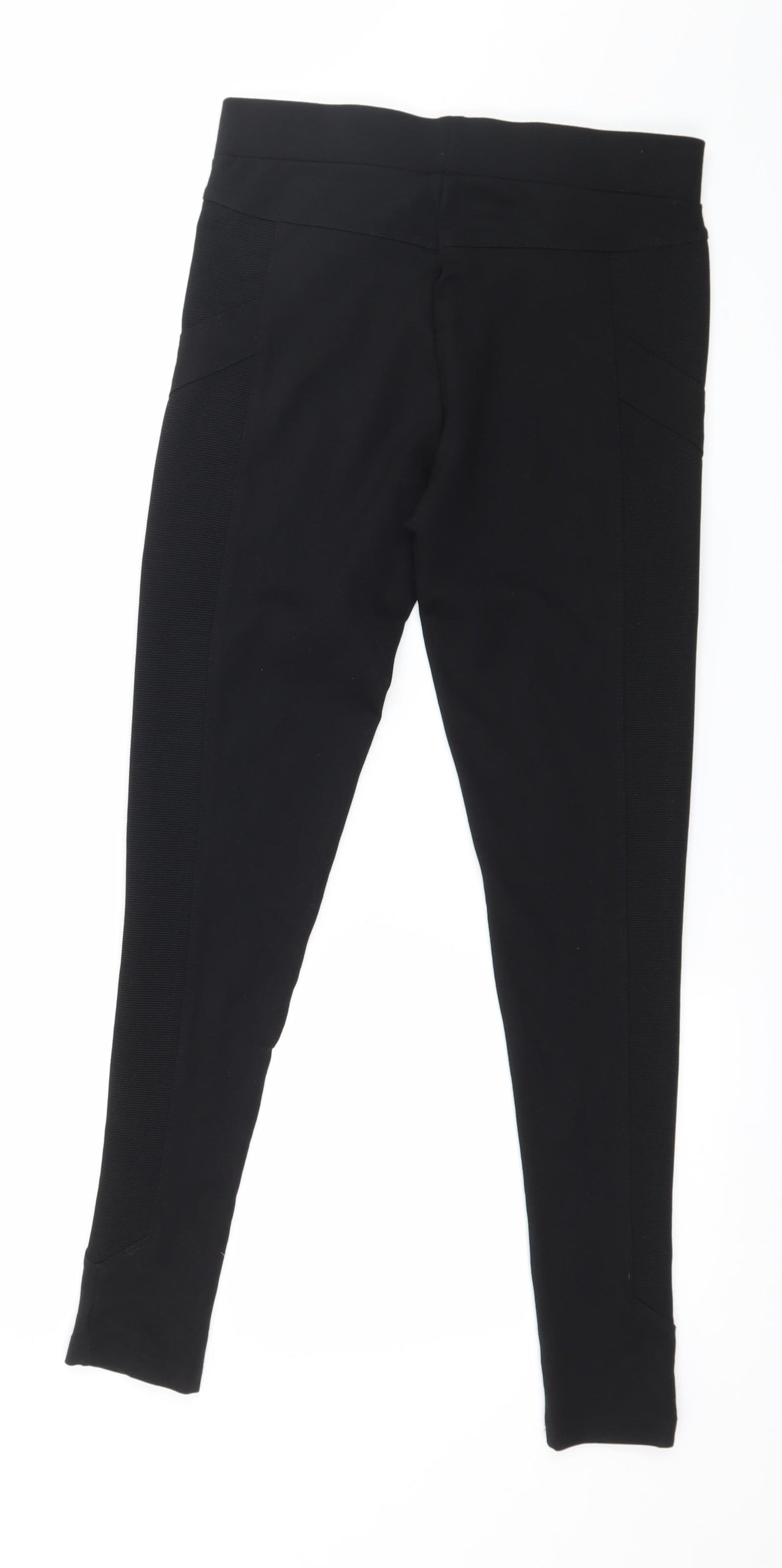 New Look Womens Black  Jersey Capri Leggings Size 8 L27 in