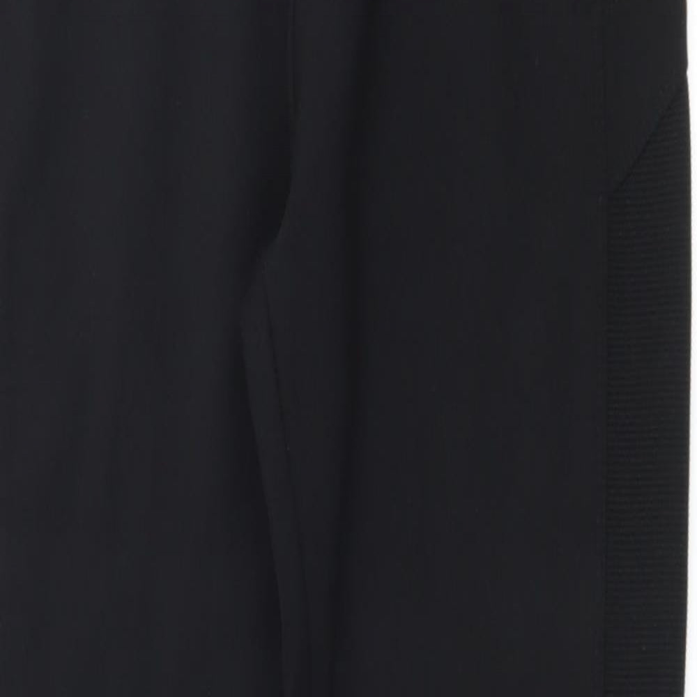 New Look Womens Black  Jersey Capri Leggings Size 8 L27 in