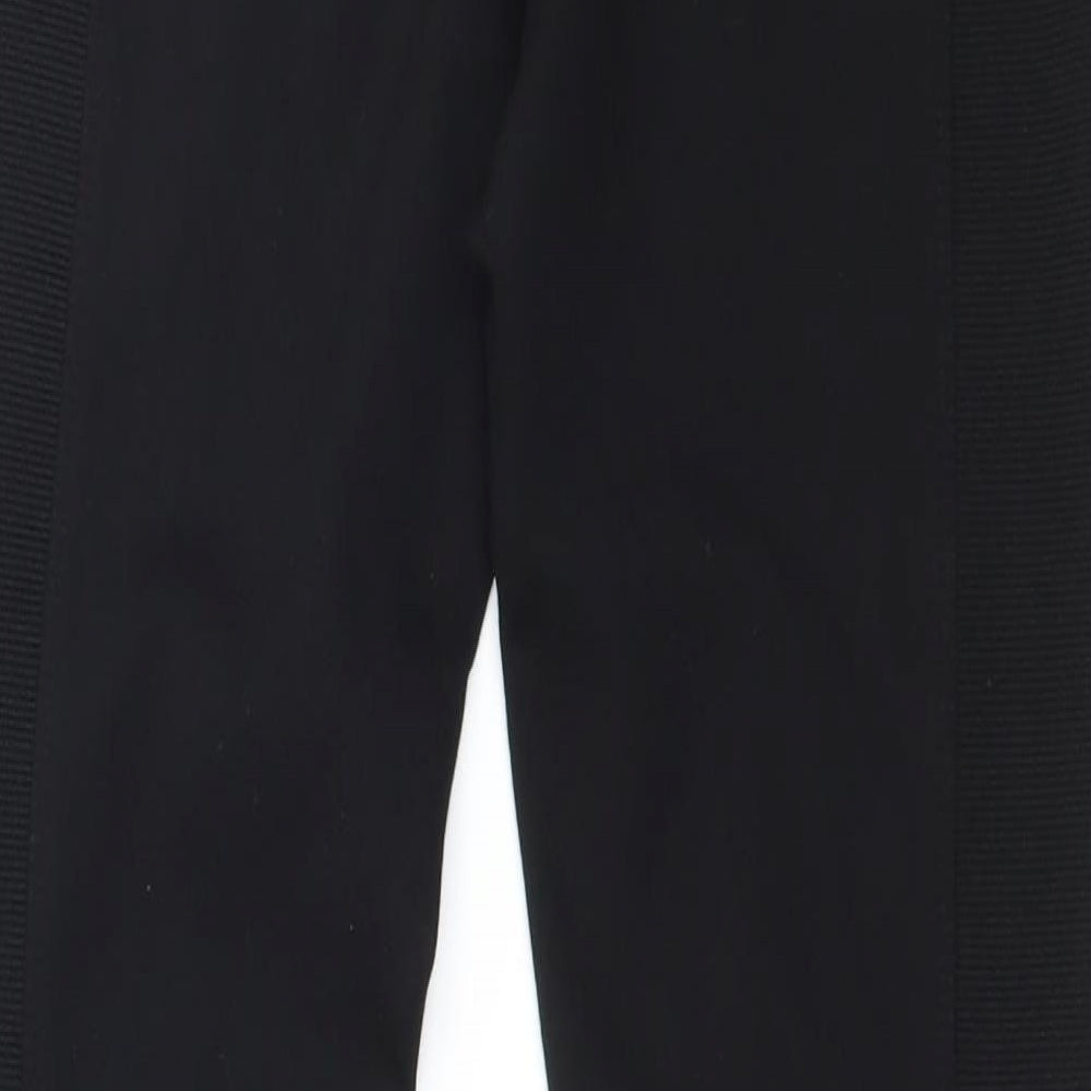 New Look Womens Black  Jersey Capri Leggings Size 8 L27 in