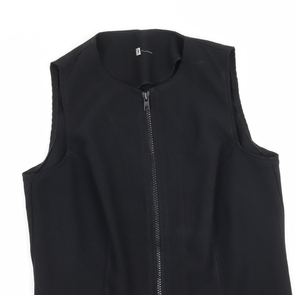 Preworn Womens Black   Basic Blouse Size 12