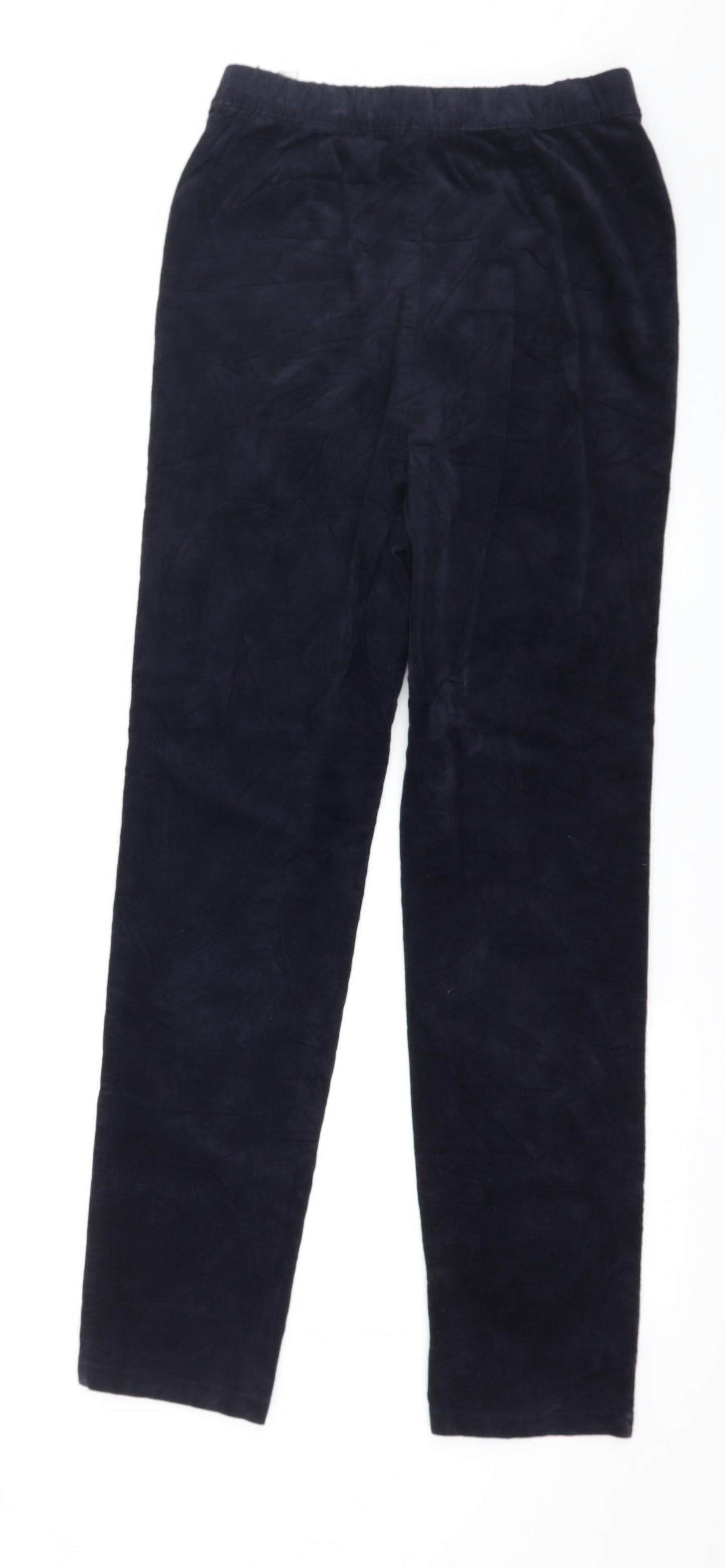 Marks and Spencer Womens Blue  Corduroy Capri Leggings Size 8 L30 in