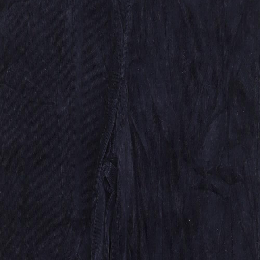 Marks and Spencer Womens Blue  Corduroy Capri Leggings Size 8 L30 in