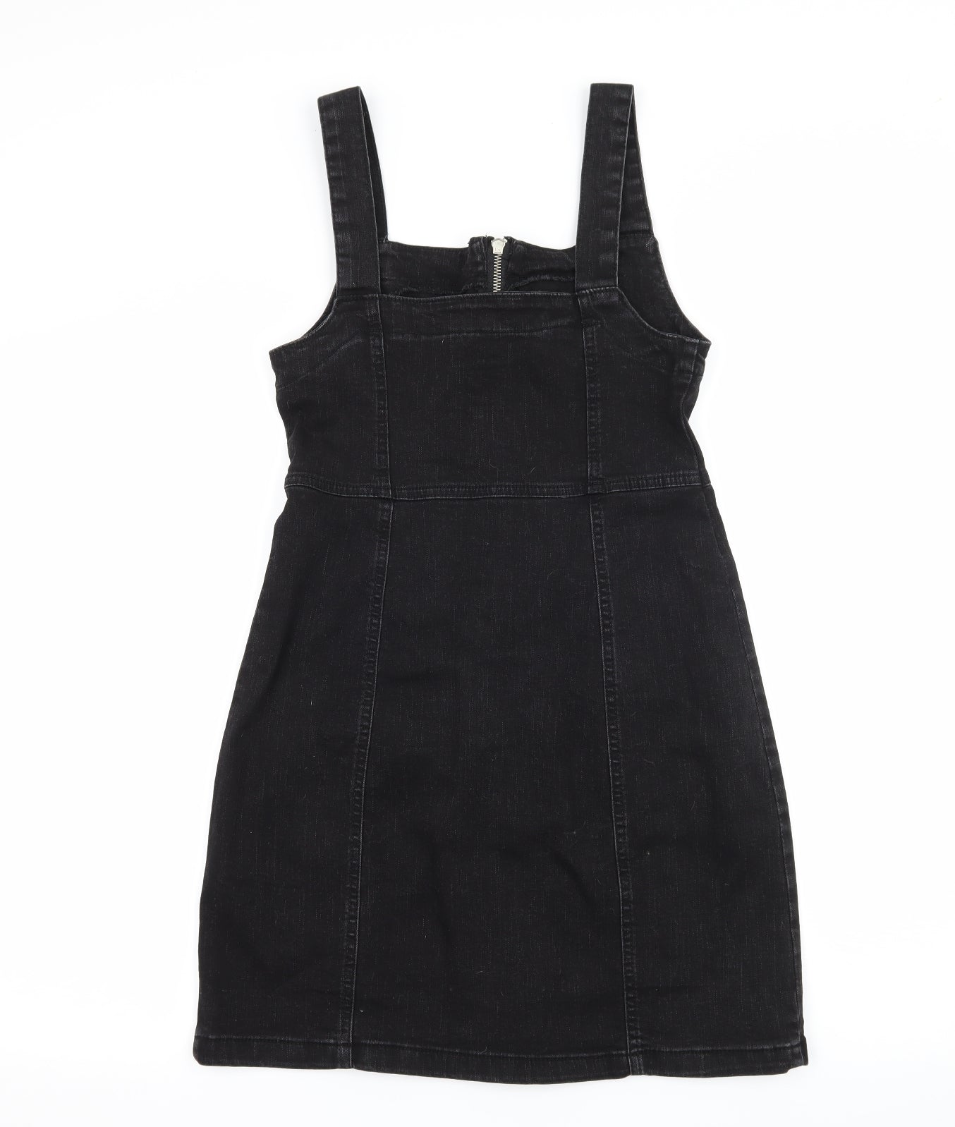 Denim & Co. Womens Black  Denim Bodycon  Size 10