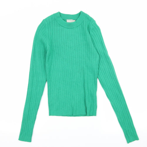 ASOS Womens Green  Knit Pullover Jumper Size 8
