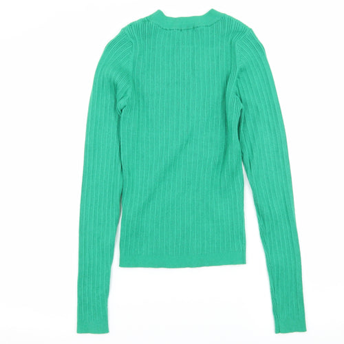 ASOS Womens Green  Knit Pullover Jumper Size 8