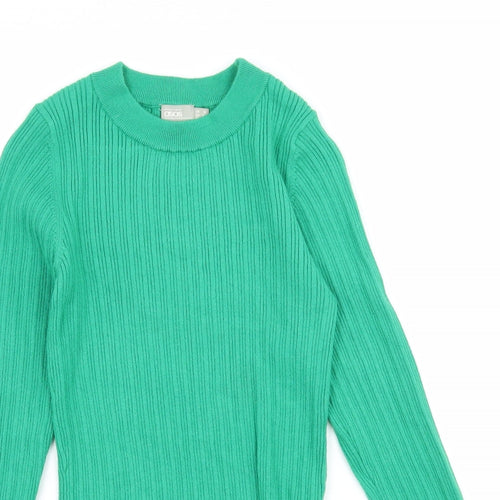 ASOS Womens Green  Knit Pullover Jumper Size 8